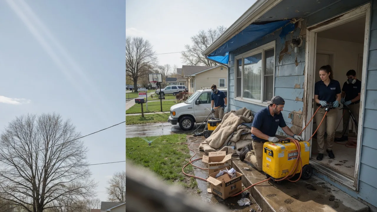 Basement Flood Cleanup in Country Club Hills, IL near me